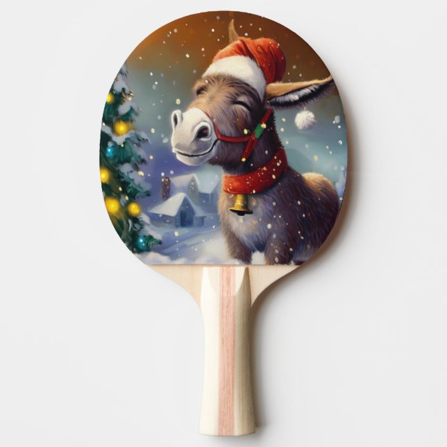 Raquete De Ping Pong Donkey Natal (1) (Frente)