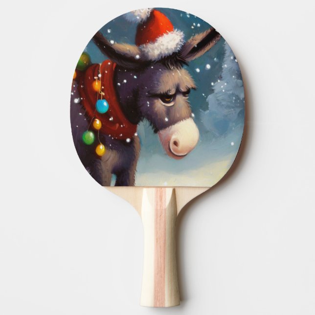 Raquete De Ping Pong Donkey Natal (2) (Frente)