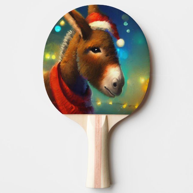 Raquete De Ping Pong Donkey Natal (3) (Frente)
