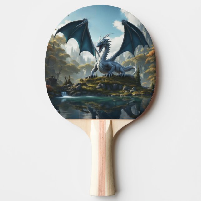 Raquete De Ping Pong Dragão (Frente)