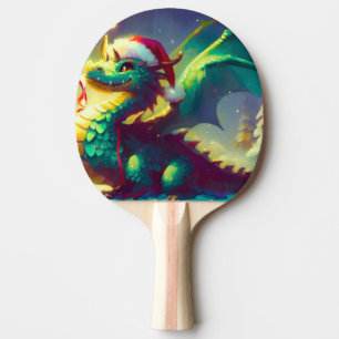Raquete De Ping Pong Dragão de Natal (3)
