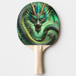 Raquete De Ping Pong Dragão Feroz Personalizado
