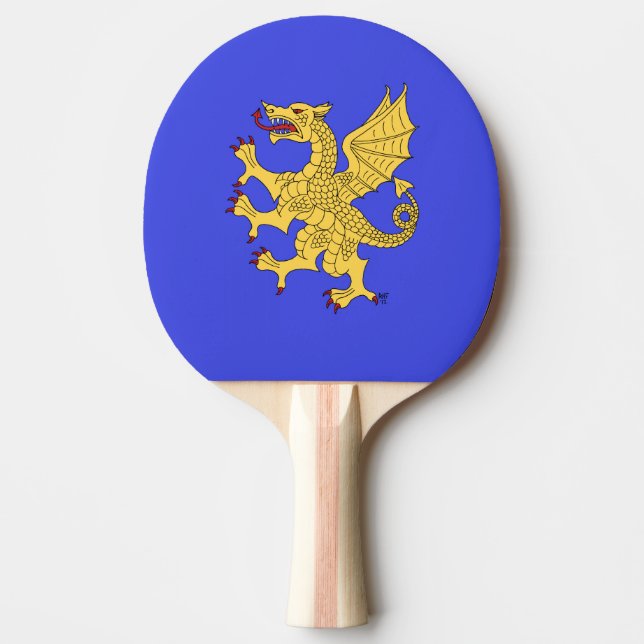 Raquete De Ping Pong Dragon Rampant Ou (Frente)