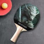 Raquete De Ping Pong Dragon Warrior Fantasy Monograma<br><div class="desc">Este design foi criado através da arte digital. Pode ser personalizado na área fornecida ou personalizado escolhendo o clique para personalizar a opção adicional e alterando o nome, as iniciais ou as palavras. Você também pode alterar a cor e o estilo do texto ou excluir o texto de um design...</div>