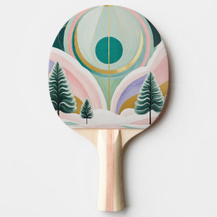 Raquete De Ping Pong Dreamscape Whimsical Winter