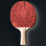 Raquete De Ping Pong Dried Tree Log Cutaway Pinkish Red Wood Photo<br><div class="desc">Ping Pong Paddle printed with a Dried Tree Log Cutaway Pinkish Red Wood Photo mixed media single version and mirrored geometric repeating pattern design image by TheFabricSeal at Zazzle #ZazzleMade https://www.zazzle.com/store/thefabricseal This photo picture of a tree trunk log cutaway piece resembles weathered reclaimed barn or cabin wood that is designed...</div>