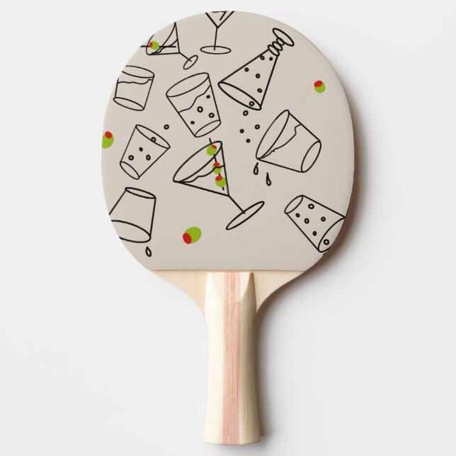 Raquete De Ping Pong Drinks Ping Pong Paddle (Frente)