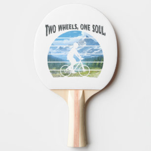Raquete De Ping Pong Duas rodas, uma alma. Esportes ciclistas