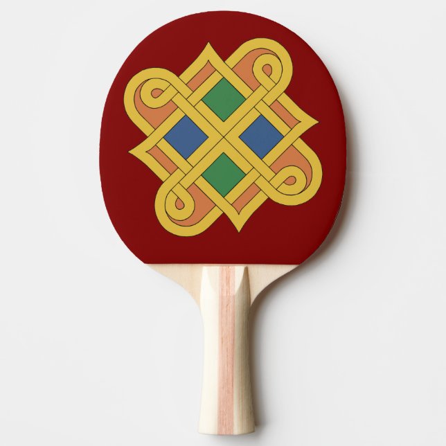 Raquete De Ping Pong Durrow Knotwork 2016 (Frente)