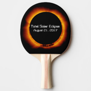 Raquete De Ping Pong Eclipse Solar Total 2017