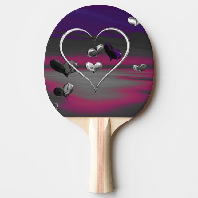 Raquete De Ping Pong Ecos de um Romance Metálico (Frente)