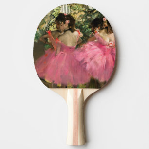 Raquete De Ping Pong Edgar Degas - Dançarinos a rosa
