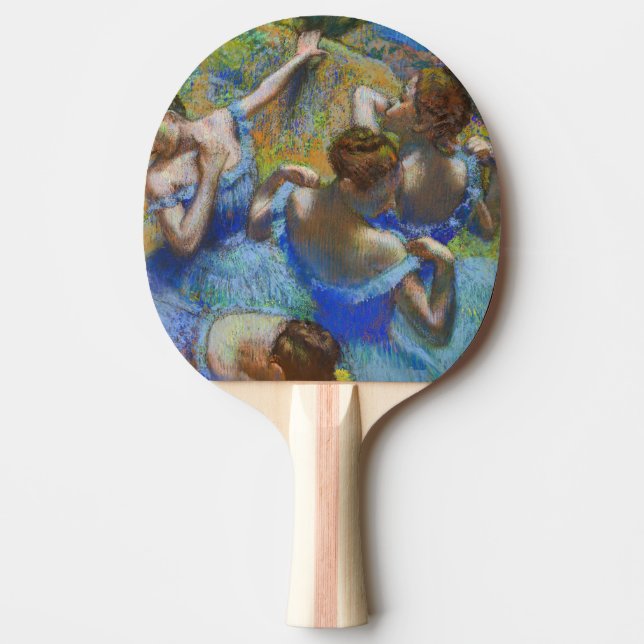 Raquete De Ping Pong Edgar Degas - Dançarinos Azuis (Frente)