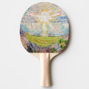 Raquete De Ping Pong Edvard Munch - O Sol 1910