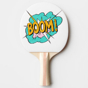 Raquete De Ping Pong Efeito Sólido Do Livro Em Quadrinhos: Boom! Bolha