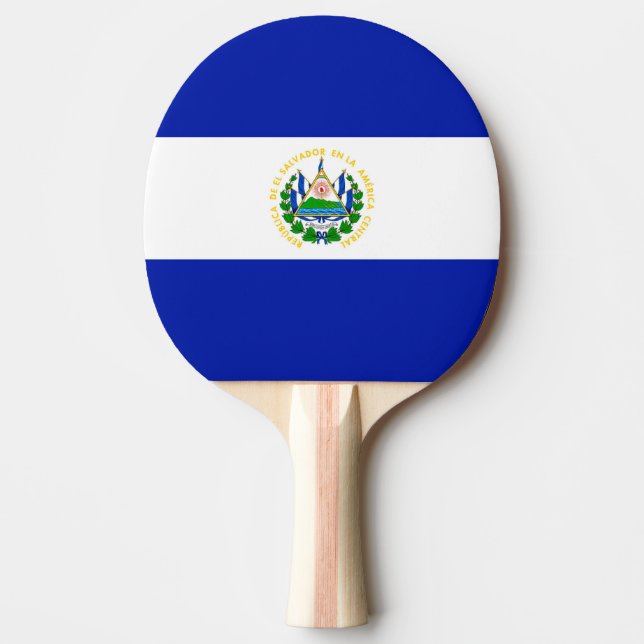 Raquete De Ping Pong El Salvador (Frente)