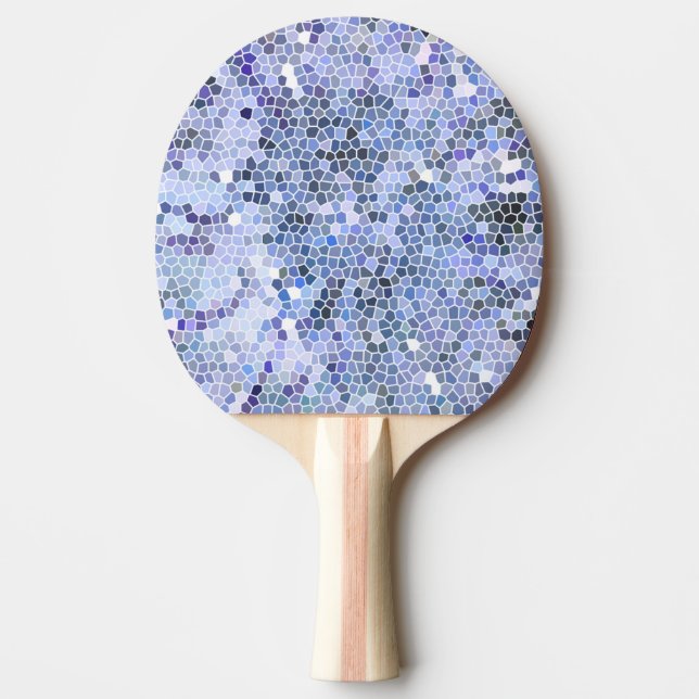 Raquete De Ping Pong Elegant ice blue mosaic (Frente)