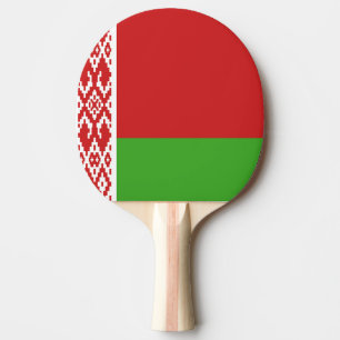 Raquete De Ping Pong Emblema de Sinalizador da Bielorrússia