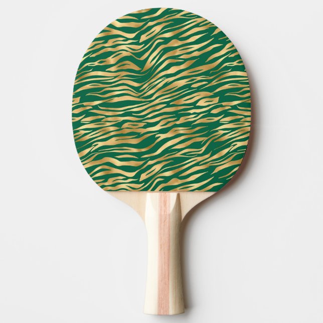 Raquete De Ping Pong Emerald e Dourado Safari Series Design 2 (Frente)