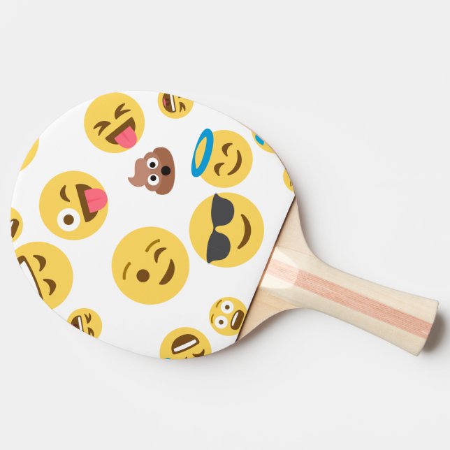 Raquete De Ping Pong Emojis louco (Lateral)