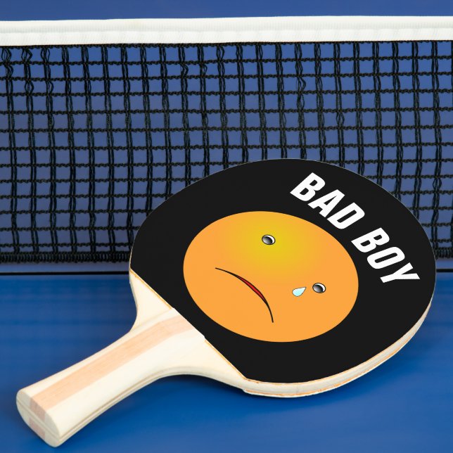 RAQUETE DE PING PONG ENGRAÇADA BAD BOY (Insitu)