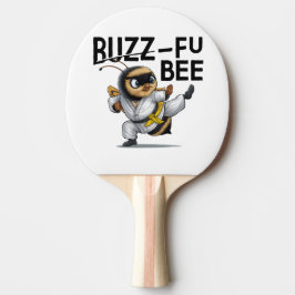 Raquete De Ping Pong Engraçado Buzz-Fu Bee Artes Marciais