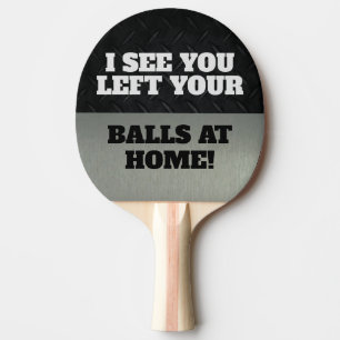 Raquete De Ping Pong Engraçado Cheiro de Pun Fala Legal Cota Ping Pong