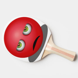 Raquete De Ping Pong Engraçado Emoji - Rosto Engraçado