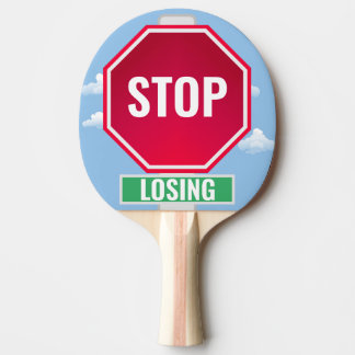 Raquete De Ping Pong Engraçado Pare de perder