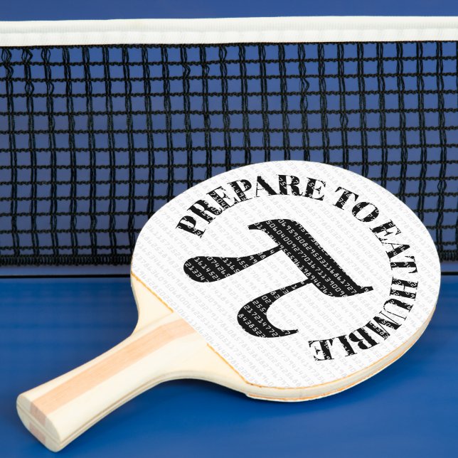 Raquete De Ping Pong Engraçado Preparar-se para Comer Algum Pi Humilde (Insitu)