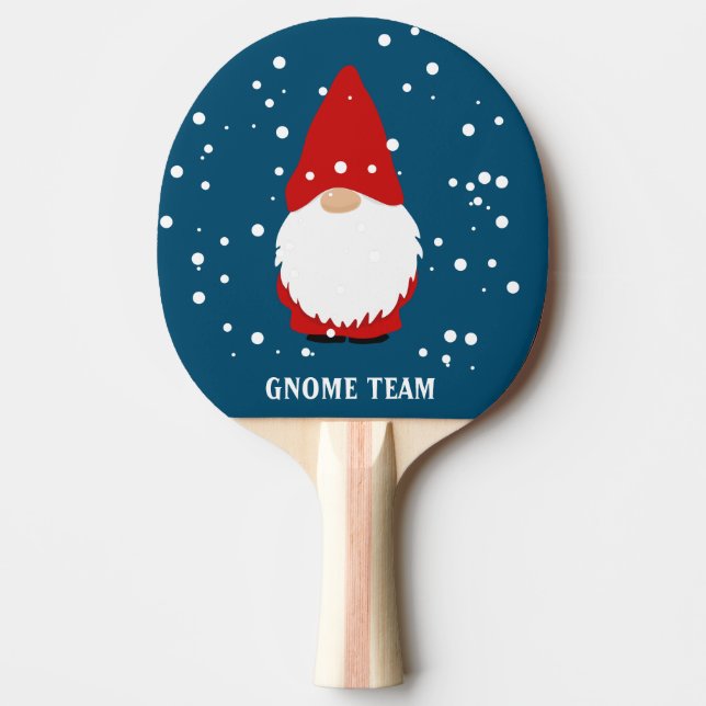 Raquete De Ping Pong Engraçado reino de natal personalizado pingue-pong (Frente)