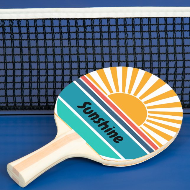 Raquete De Ping Pong Engraçado Sunshine (Insitu)