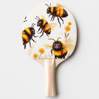 Raquete De Ping Pong Época de abelhas zumbindo