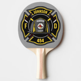 Raquete De Ping Pong Equipe de resgate do corpo de bombeiros ADD NAME