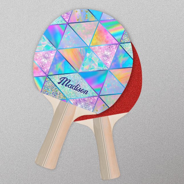 Raquete De Ping Pong Esboço colorido elegante (Criador carregado)
