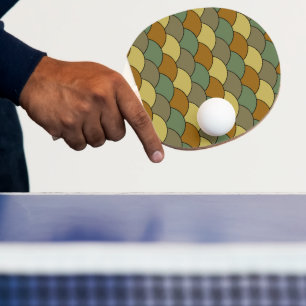 Raquete De Ping Pong Escamas de Dragão, Ventoinhas, Ondas, Seigaiha, Ca