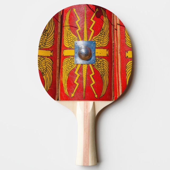Raquete De Ping Pong Escudo Militar Romano - Scutum (Verso)
