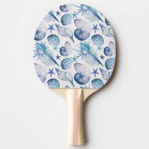 Raquete De Ping Pong Escudos da aguarela