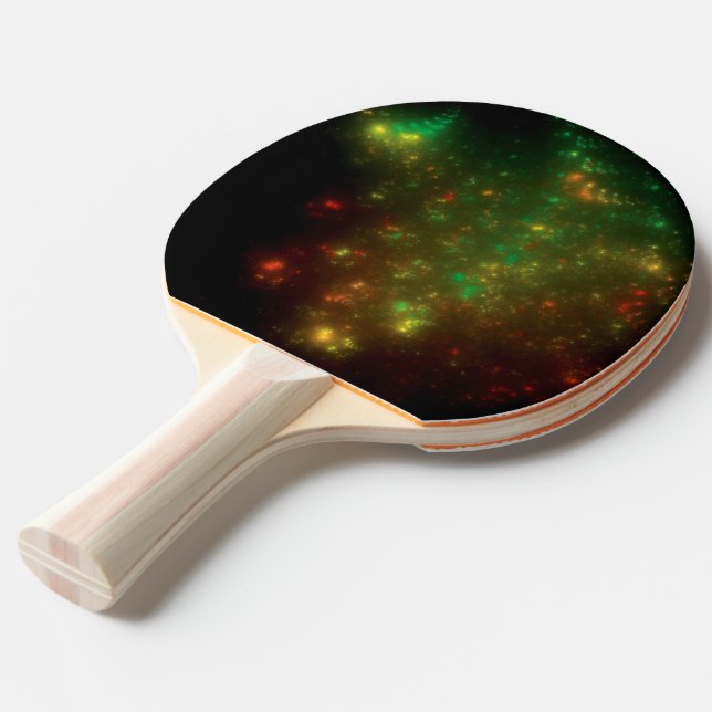 Raquete De Ping Pong Espaço Verde (Frente inclinada)