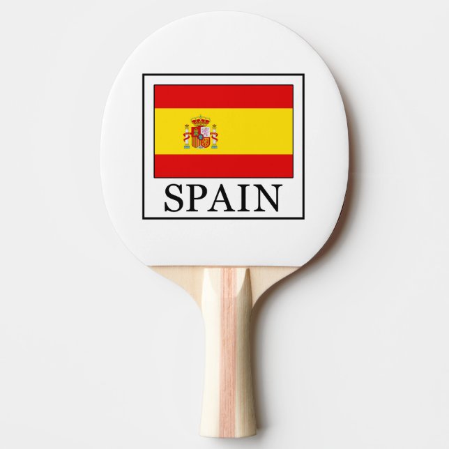 Raquete De Ping Pong Espanha (Frente)
