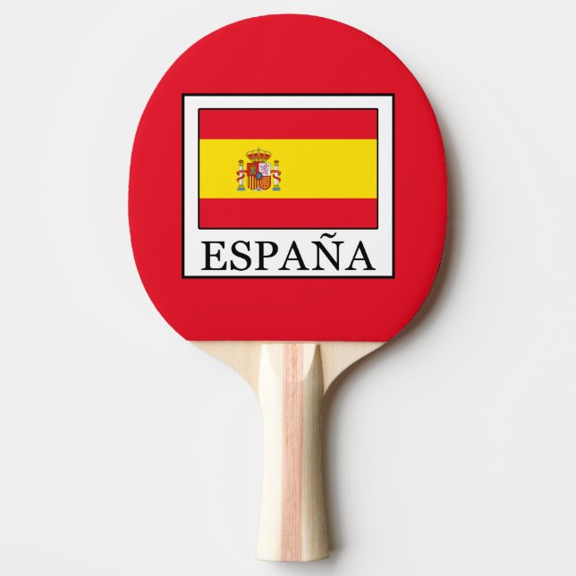 Raquete De Ping Pong Espanha (Frente)