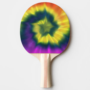 Raquete De Ping Pong Espiral da Laço-Tintura - pá de Pong do sibilo