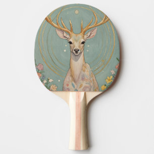 Raquete De Ping Pong Espírito Gentil: Um Pastel Veado