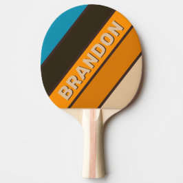 Raquete De Ping Pong Espresso Drift Bold Listrado com Nome