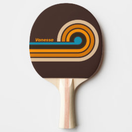 Raquete De Ping Pong Espresso Drift Curl Listras com Nome