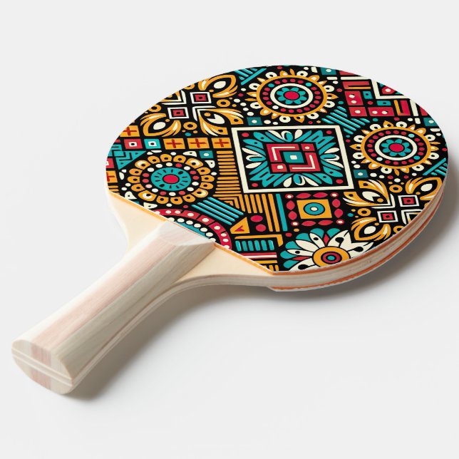 Raquete De Ping Pong Essência de Africana Vibrance (Frente inclinada)