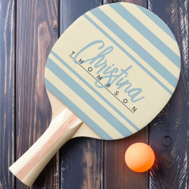 Raquete De Ping Pong Estandarte de Polo Meados do Século Céu Claro Pint