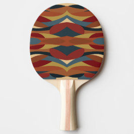 Raquete De Ping Pong Estilo de Vidro Geométrico Opaco Abstrato