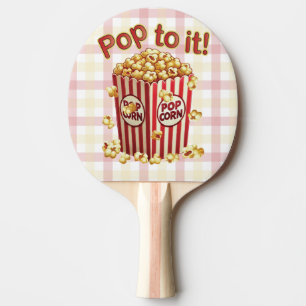 Raquete De Ping Pong Estique-se com Estilo - "Pop a ele!"
