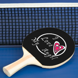 Raquete De Ping Pong Eu amo meu Angel